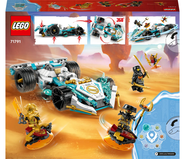 LEGO Ninjago 71791 Smocza moc Zane’a - wyścigówka spinjitzu - 1144472 - zdjęcie 8